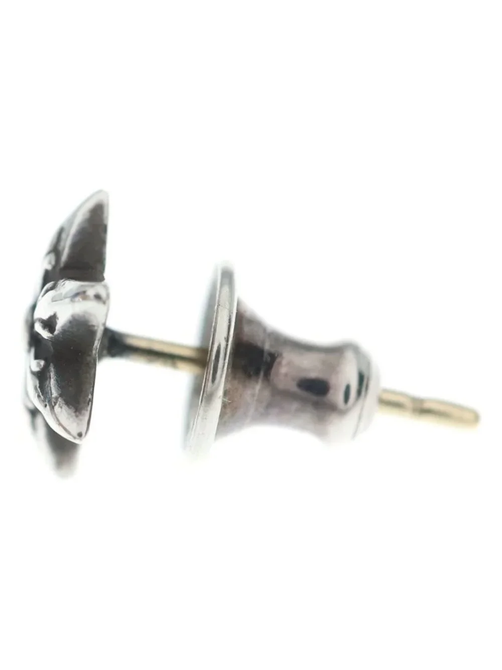 Chrome Hearts CO Star Stud Earrings Silver